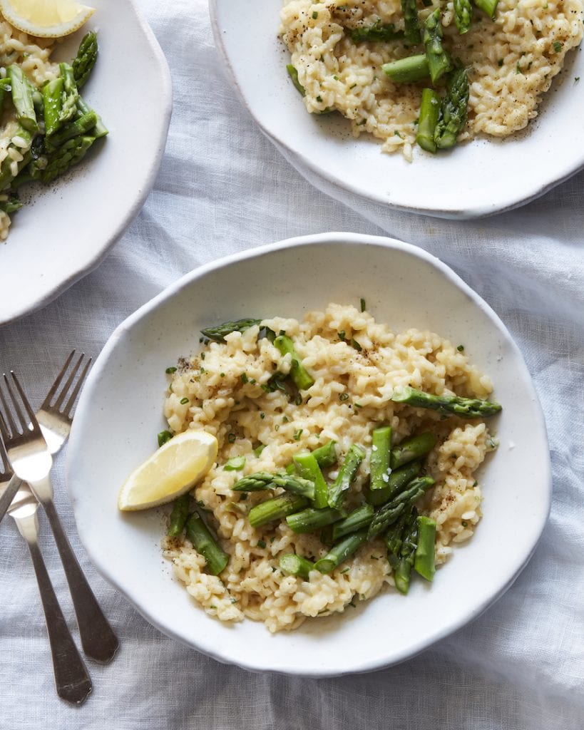 Asparagus and Parmesan Risotto from www.whatsgabycooking.com (@whatsgabycookin)