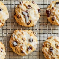 White Chocolate Cranberry Scones from www.whatsgabycooking.com (@whatsgabycookin)