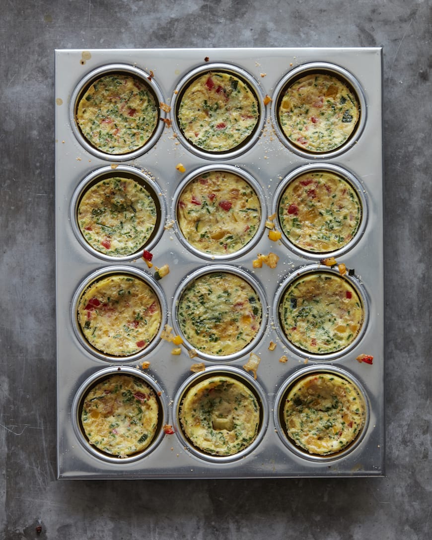 Vegetable Frittatas from www.whatsgabycooking.com (@whatsgabycookin)