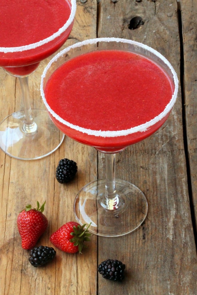 Strawberry Blackberry Margaritas