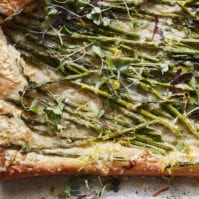 Asparagus and Gruyere Tart from www.whatsgabycooking.com (@whatsgabycookin)