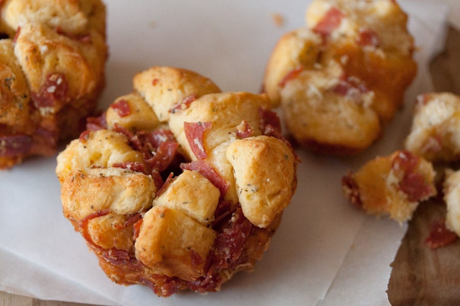 Pepperoni Pizza Monkey Bread