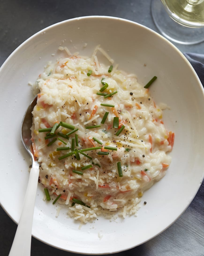 Carrot and Parmesan Risotto from www.whatsgabycooking.com (@whatsgabycookin)