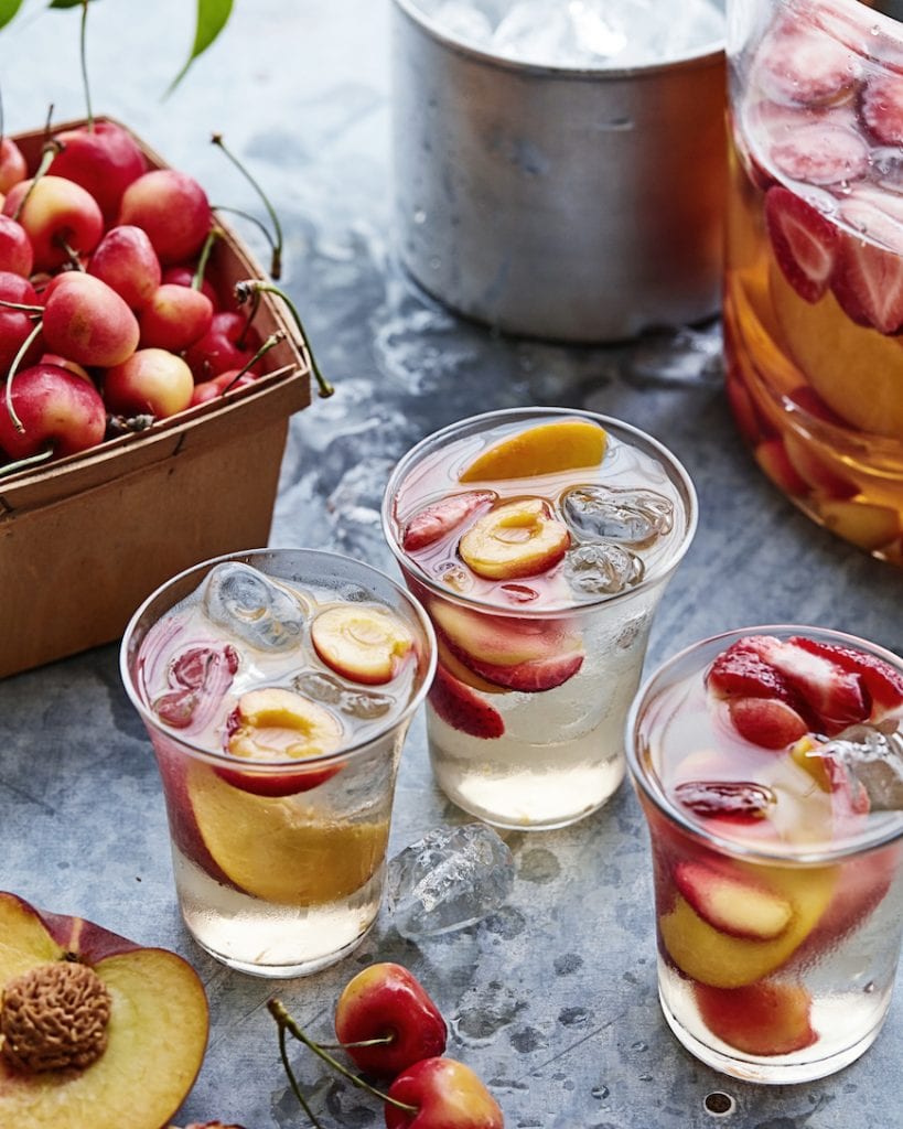 Stone Fruit and Strawberry Sangria from www.whatsgabycooking.com (@whatsgabycookin)