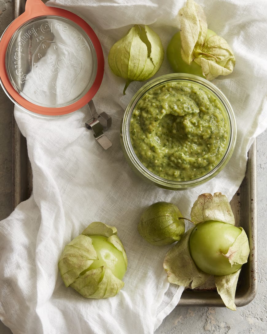 Tomatillo Avocado Salad Dressing from www.whatsgabycooking.com (@whatsgabycookin)