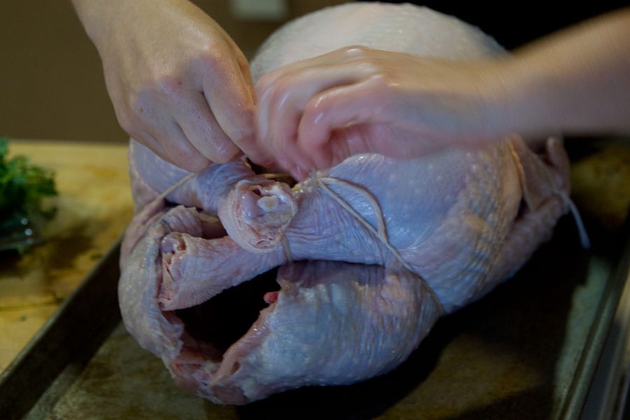 How to Prep, Season and Stuff a Turkey / What's Gaby Cooking