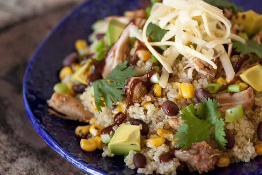 BBQ Chicken Quinoa Salad