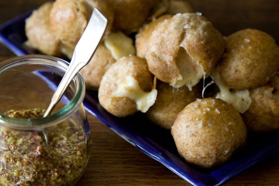 Pepper Jack Stuffed Pretzel Bites from www.whatsgabycooking.com