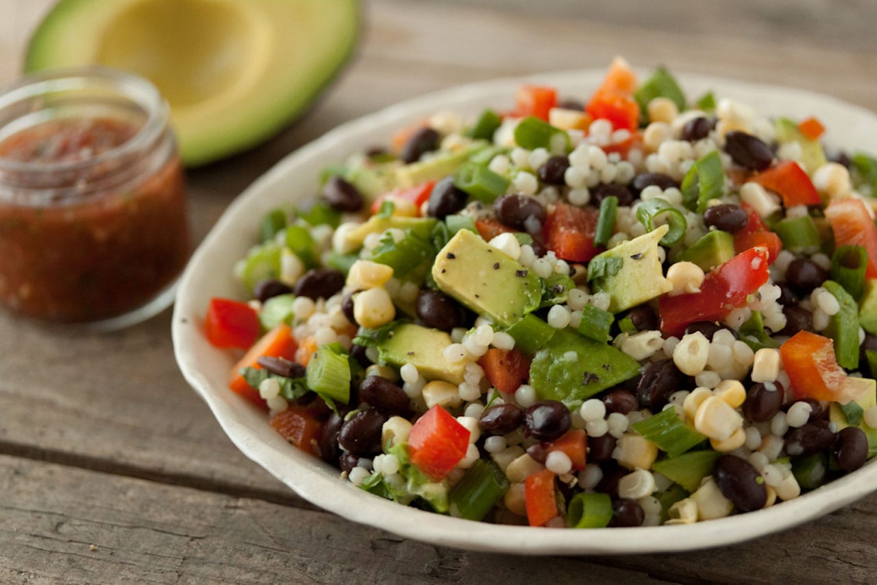 Israeli Couscous Taco Salad