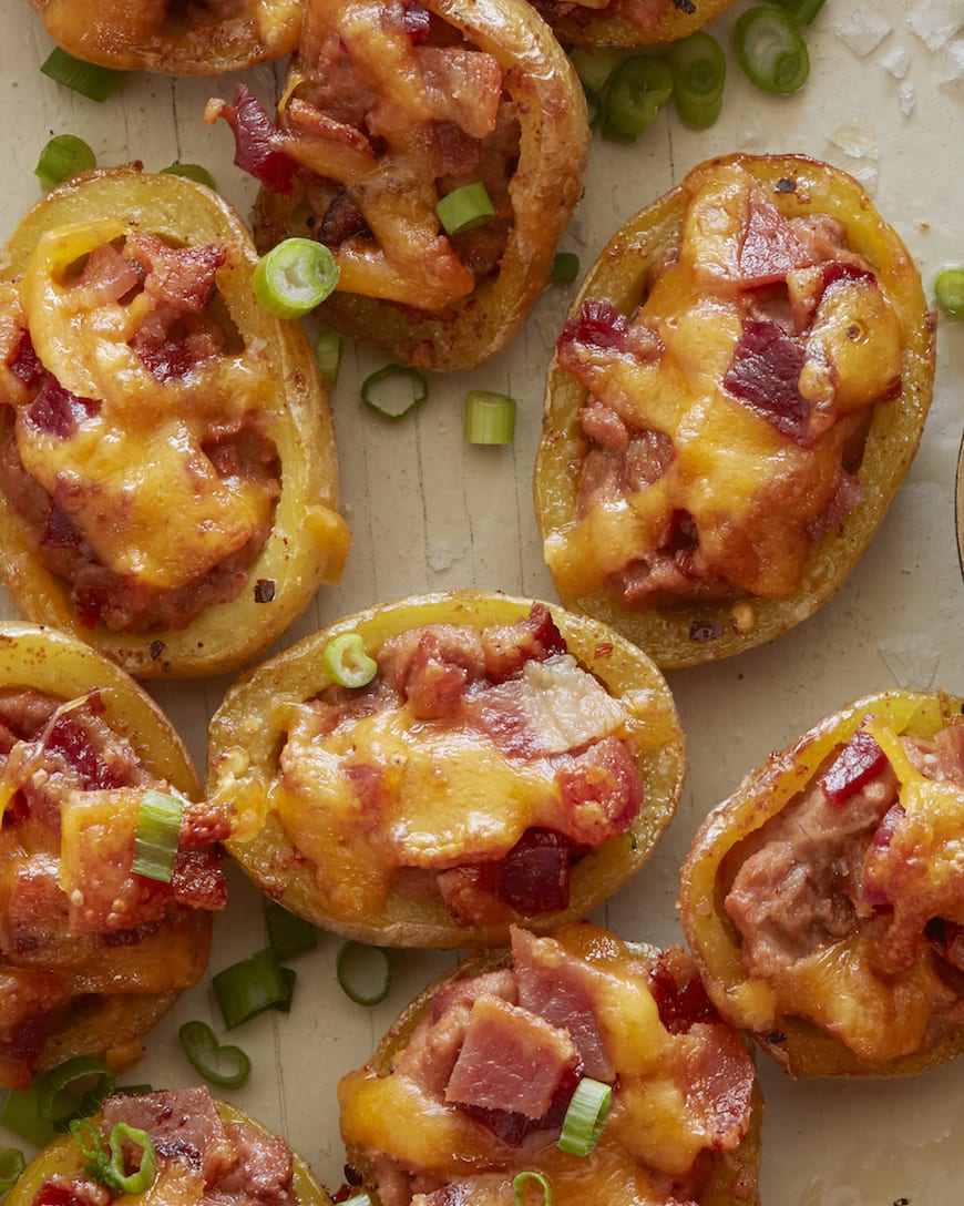 Nacho Loaded Potato Skins from www.whatsgabycooking.com (@whatsgabycookin)