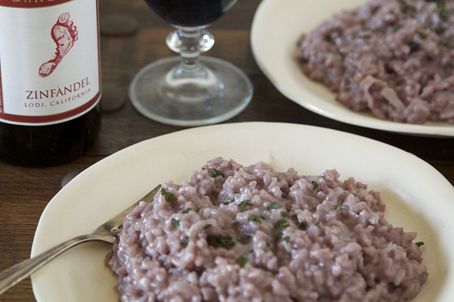 Red Wine Risotto from www.whatsgabycooking.com