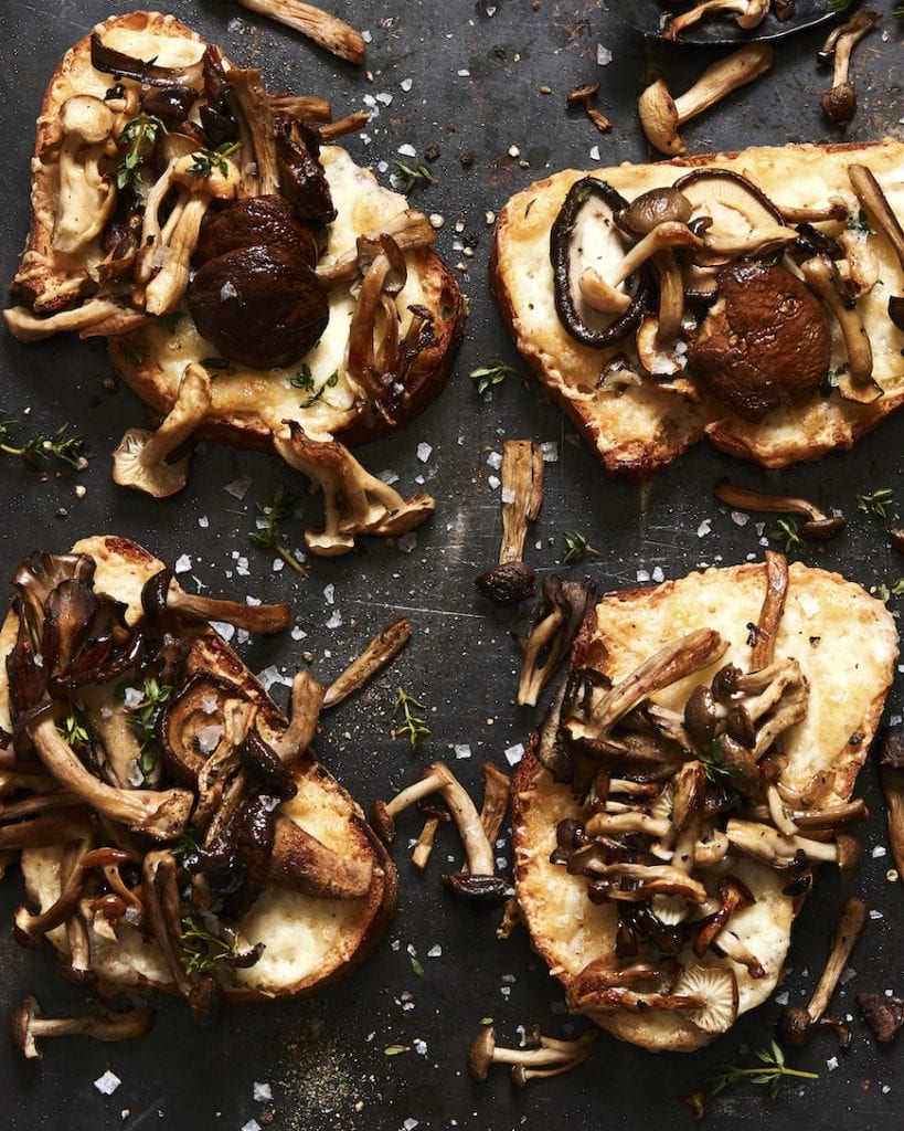 Mushroom and Fontina Tartine from www.whatsgabycooking.com (@whatsgabycookin)