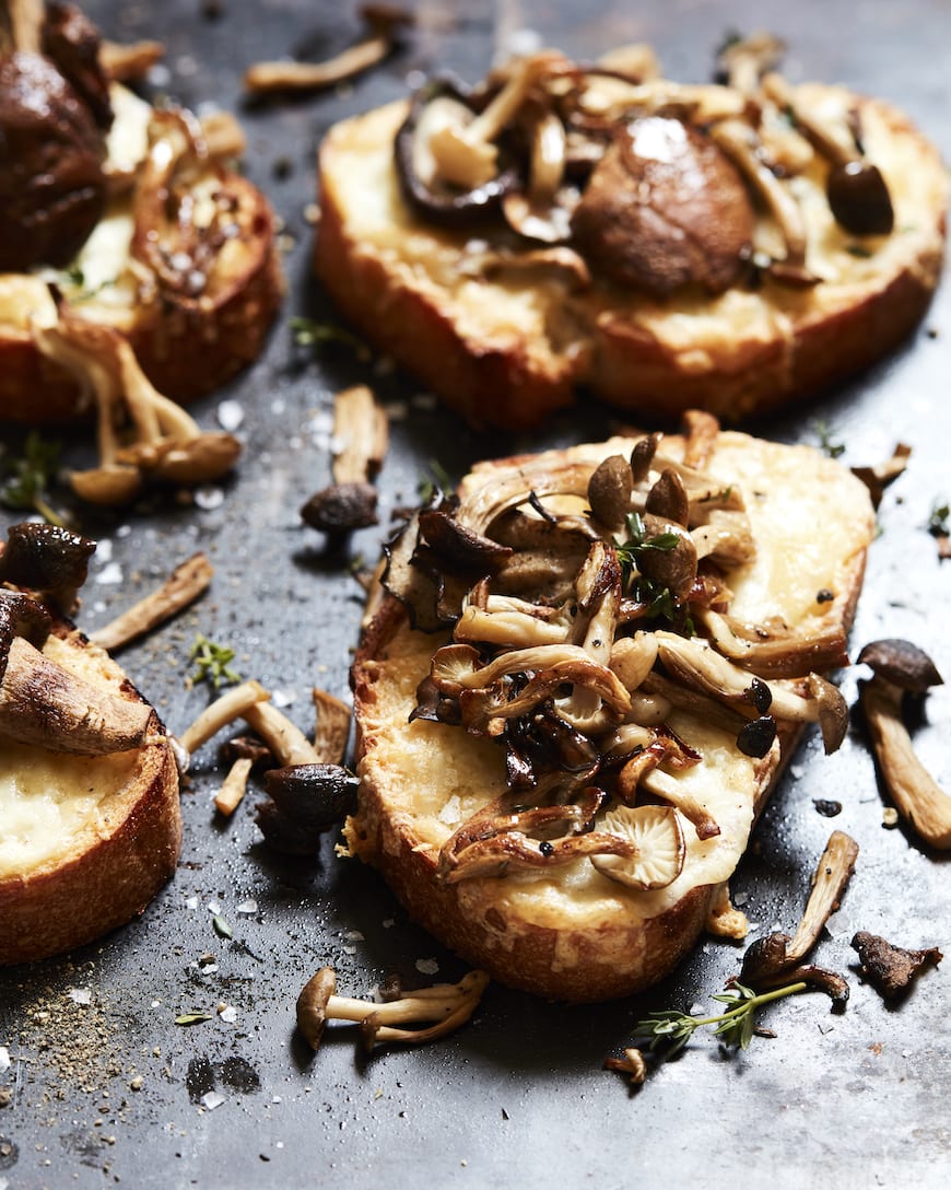 Mushroom and Fontina Tartine from www.whatsgabycooking.com (@whatsgabycookin)