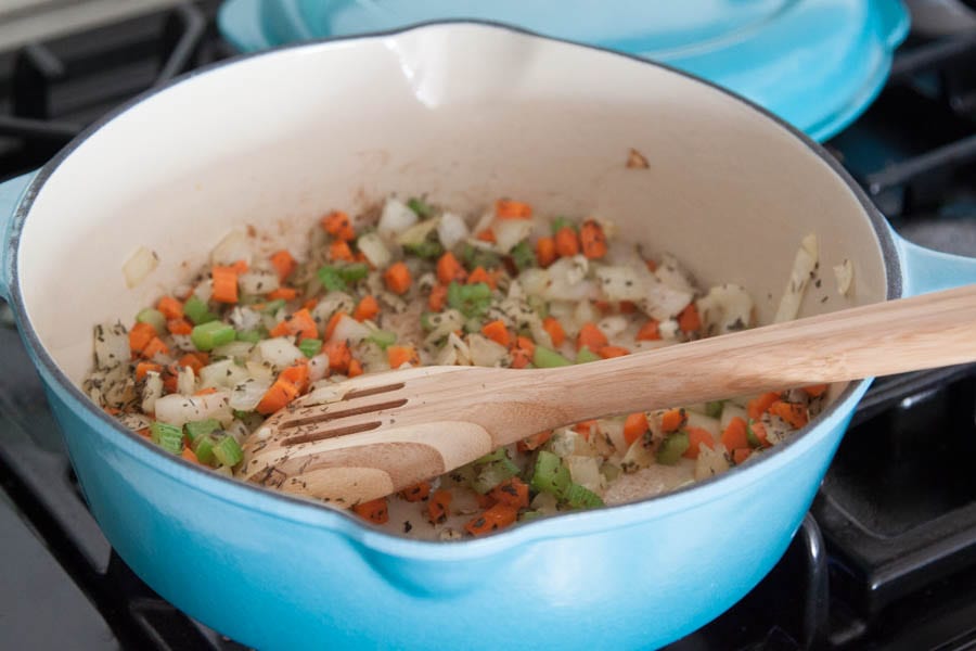 Step by Step Photo Tutorial for a Quick Cabernet Bolognese Sauce 