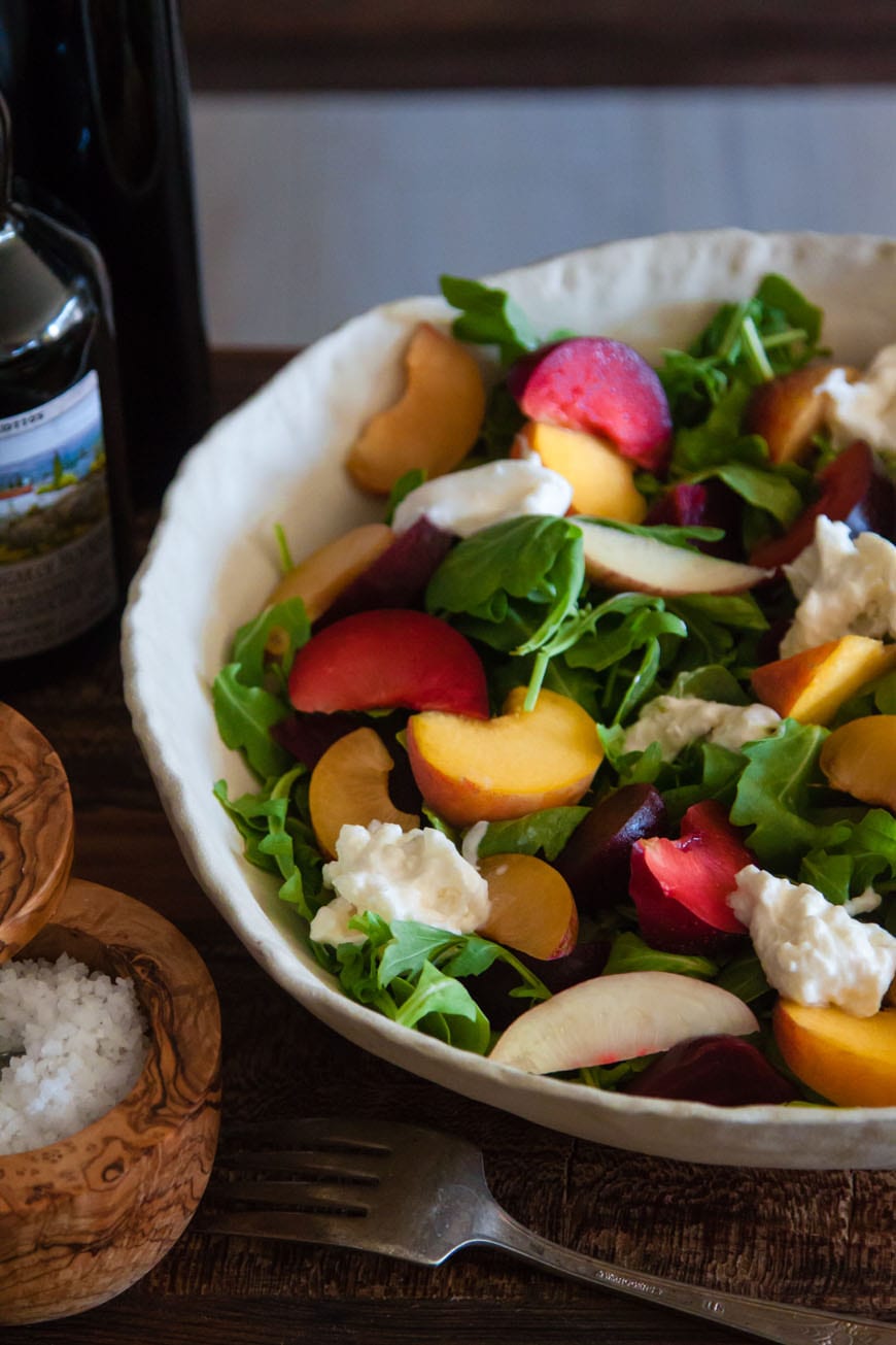 Stone Fruit and Burrata Salad | What's Gaby Cooking