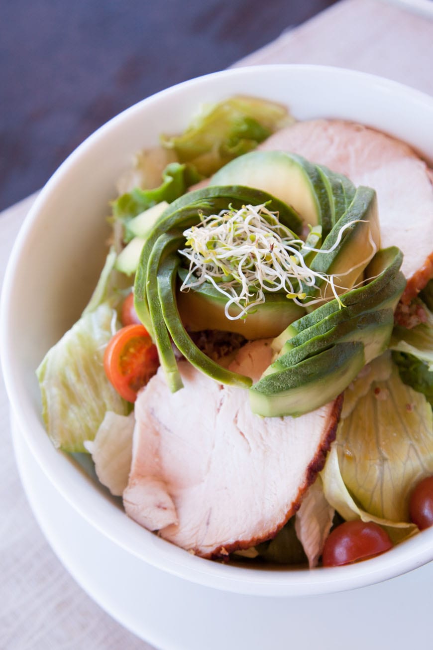 Roasted Turkey and Avocado Salad