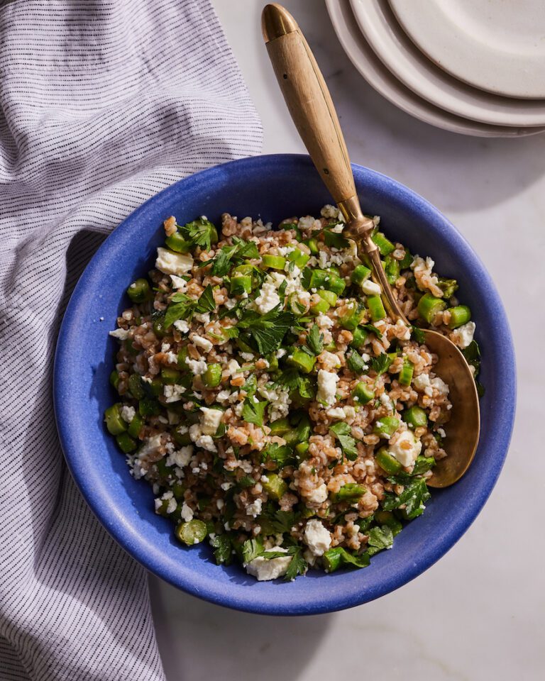 Spring Pea Farro Salad What's Gaby Cooking