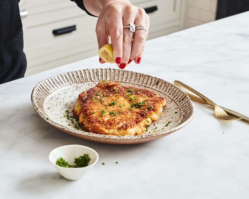 Chicken Schnitzel from www.whatsgabycooking.com (@whatsgabycookin)