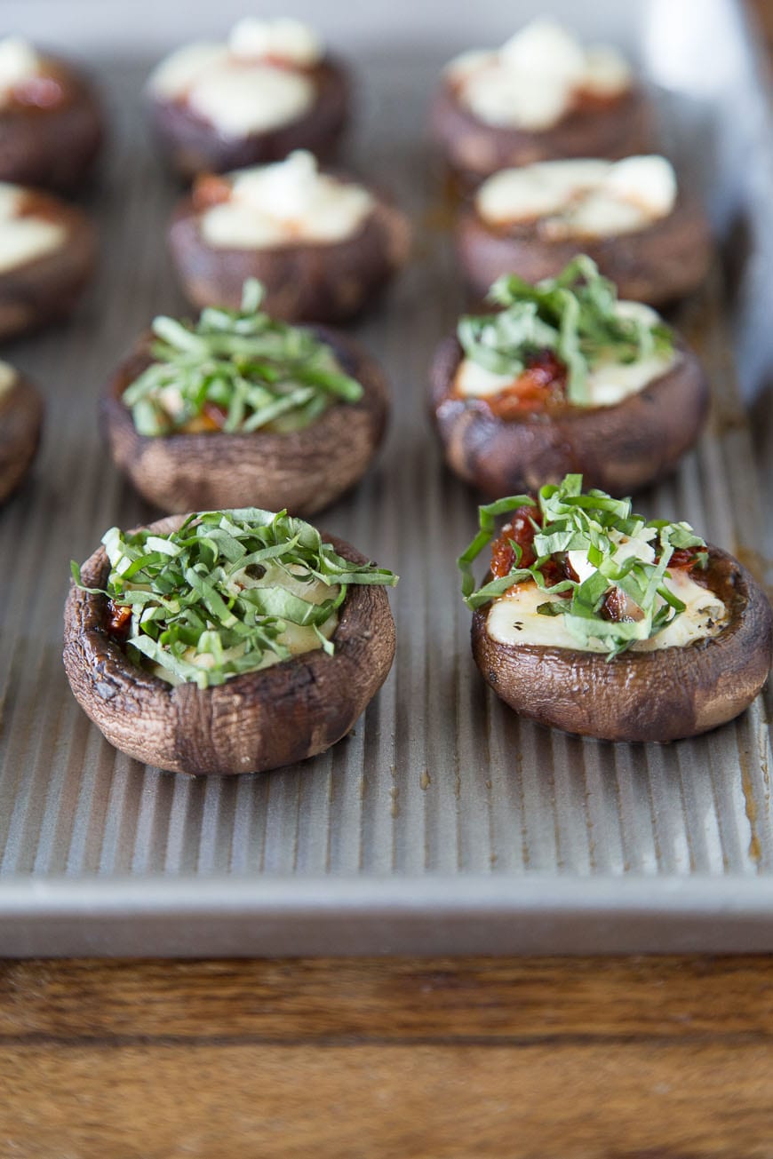 Pizza Stuffed Mushrooms