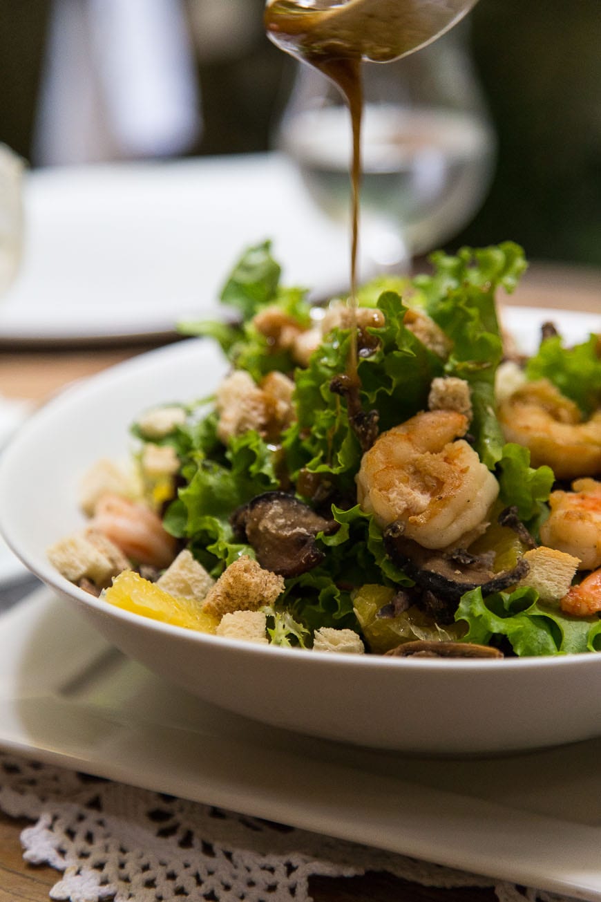 Bahia Shrimp with Salad