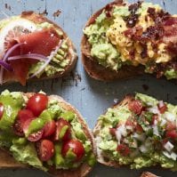 Avocado Toast 5 Ways from www.whatsgabycooking.com (@whatsgabycookin)