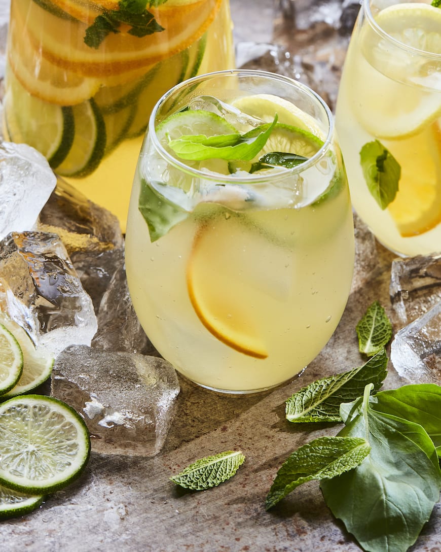 Sparkling Citrus Pineapple Sangria from www.whatsgabycooking.com (@whatsgabycookin)