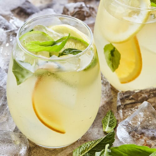 Sparkling Citrus Pineapple Sangria from www.whatsgabycooking.com (@whatsgabycookin)