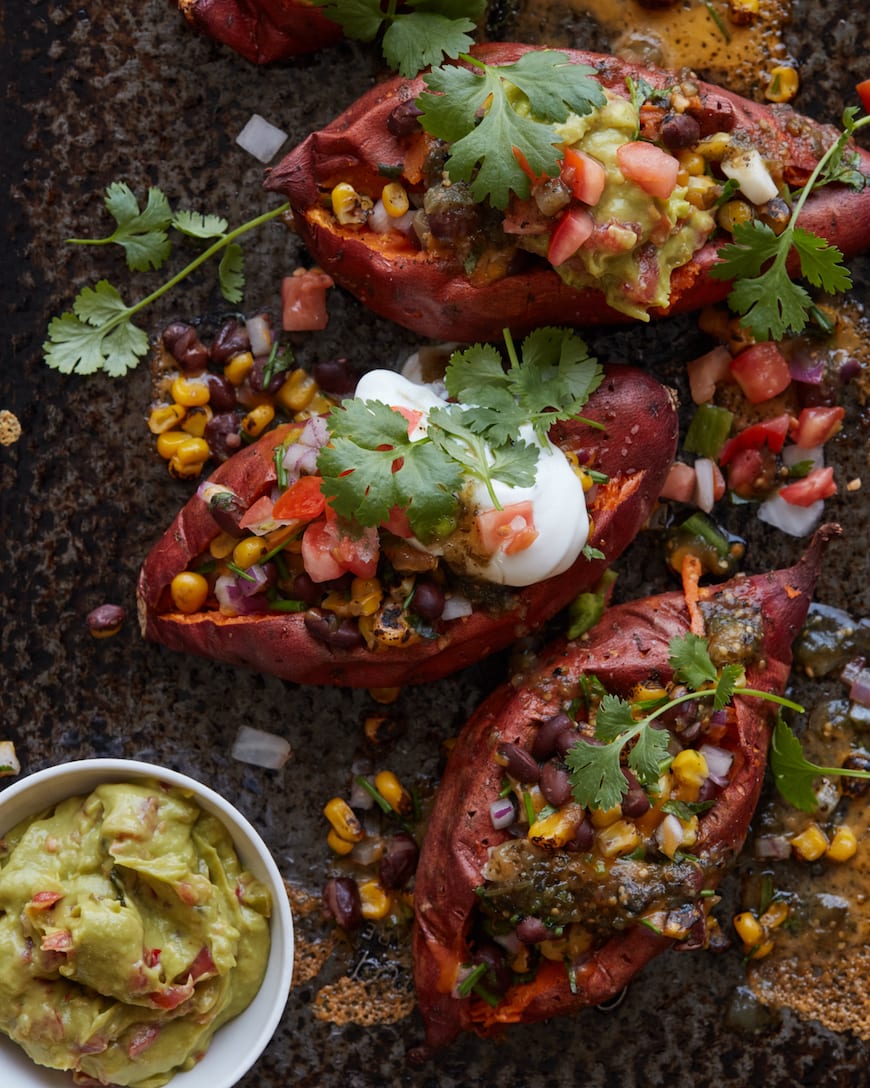 Southwestern Loaded Sweet Potatoes from www.whatsgabycooking.com (@whatsgabycookin)