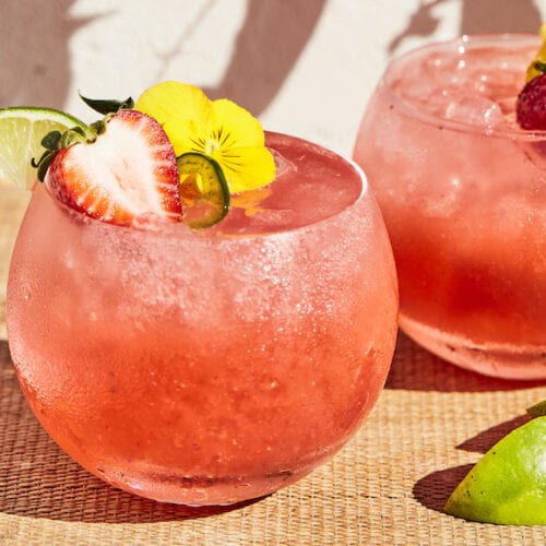 Strawberry Jalapeño Margaritas