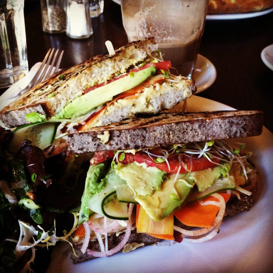 Big Sur Bakery - Avocado Hummus Sandwich