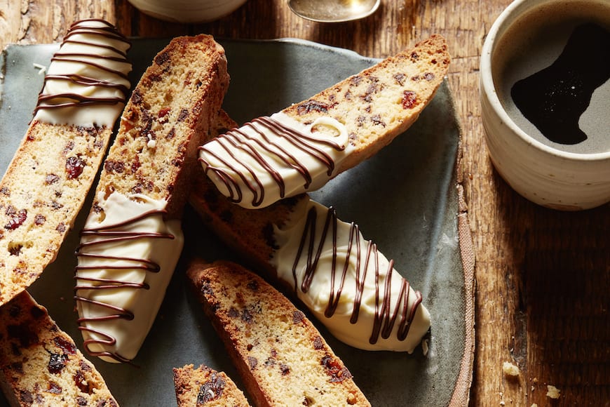 White Chocolate and Cranberry Biscotti from www.whatsgabycooking.com (@whatsgabycookin)