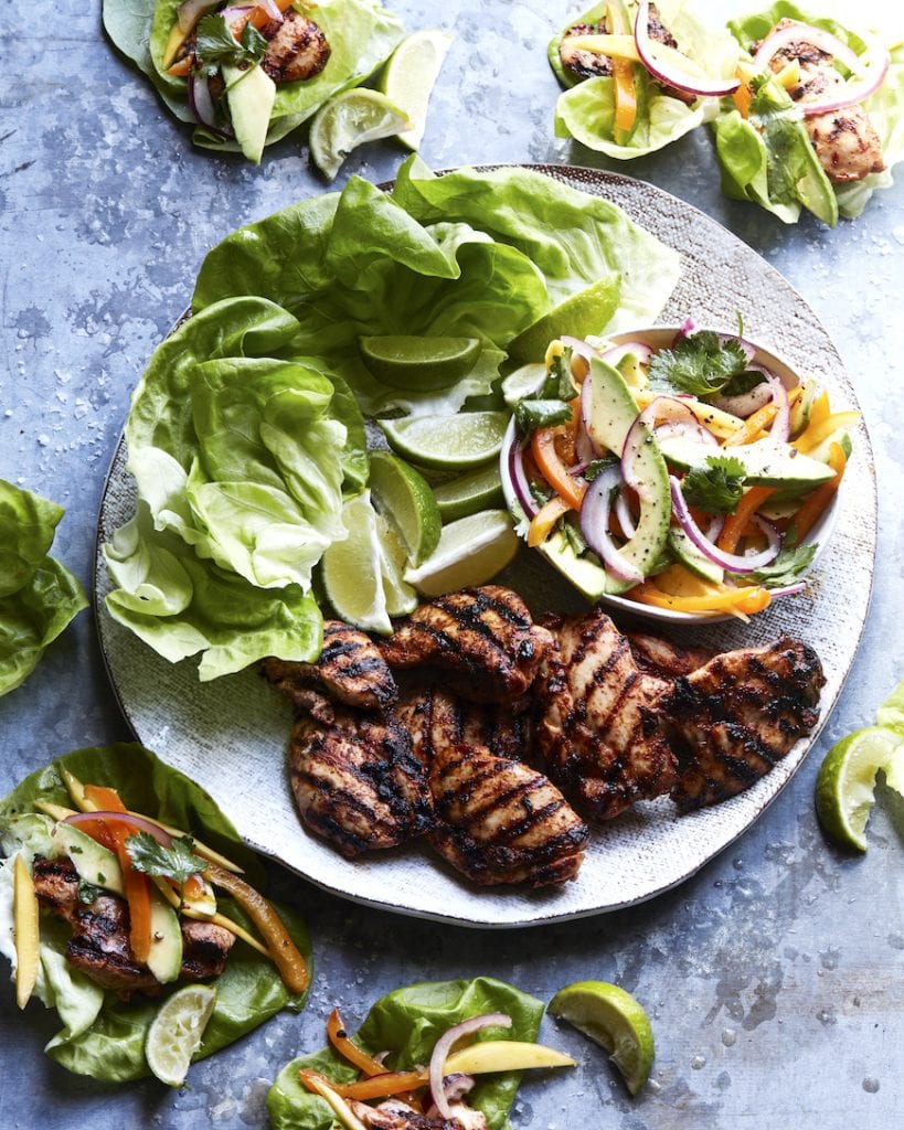 Chipotle Chicken Lettuce Wraps from www.whatsgabycooking.com (@whatsgabycookin)