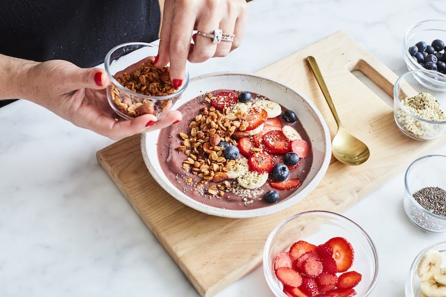 Coconut Acai Bowl Recipe from www.whatsgabycooking.com (@whatsgabycookin)