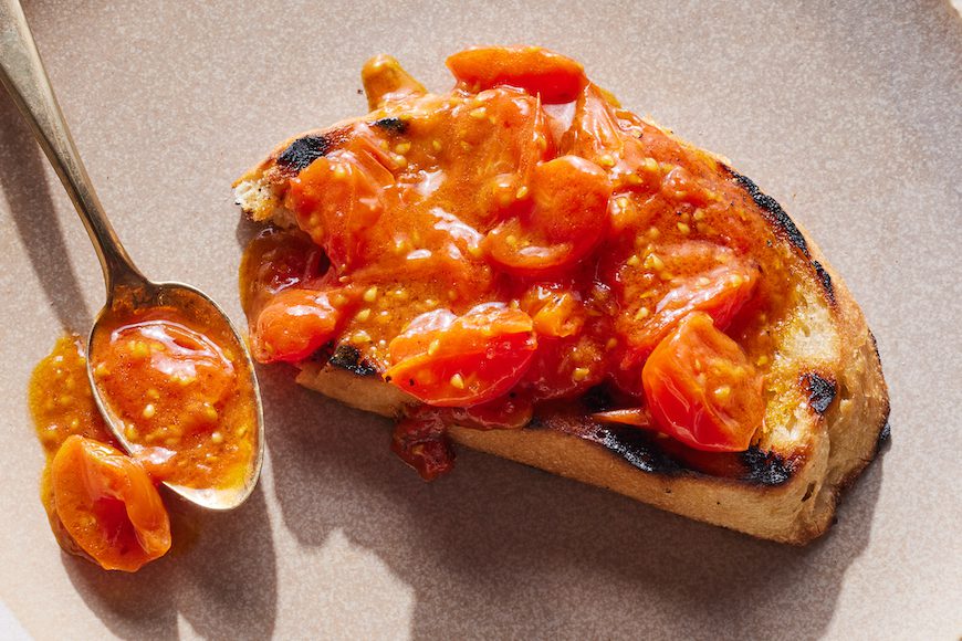 Saffron Tomato Confit-image
