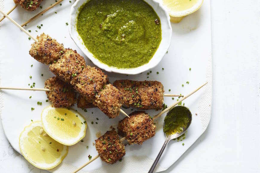 Sriracha Chicken Kebabs