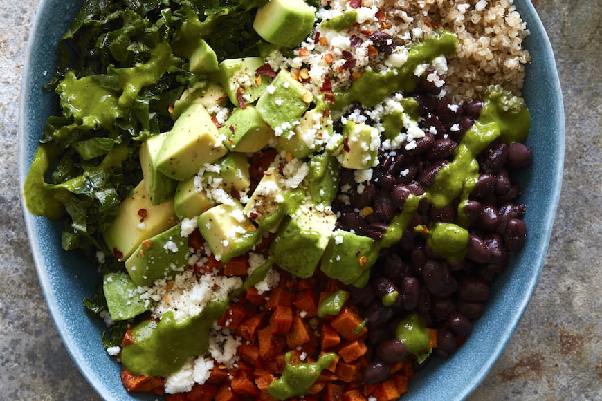 Sweet Potato Southwestern Quinoa Bowl from www.whatsgabycooking.com (@whatsgabycookin)