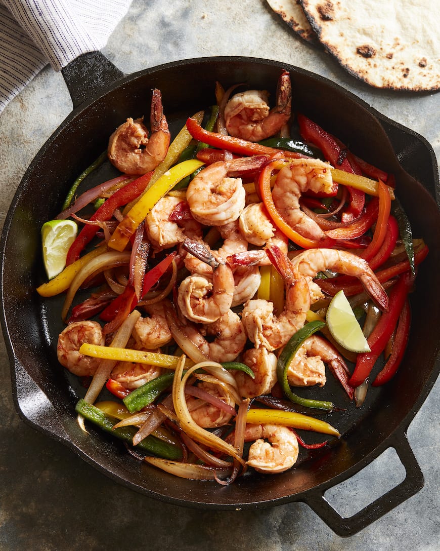 Shrimp Fajitas from www.whatsgabycooking.com (@whatsgabycookin)