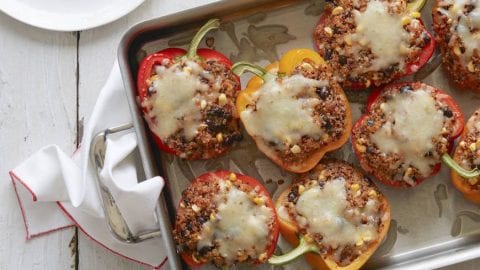 Quinoa Stuffed Peppers What S Gaby Cooking