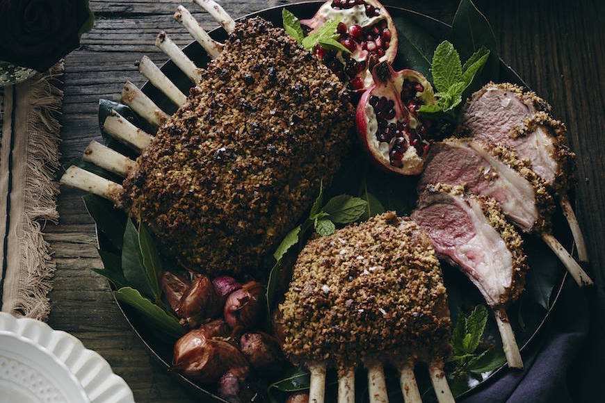 Pistachio Crusted Rack of Lamb