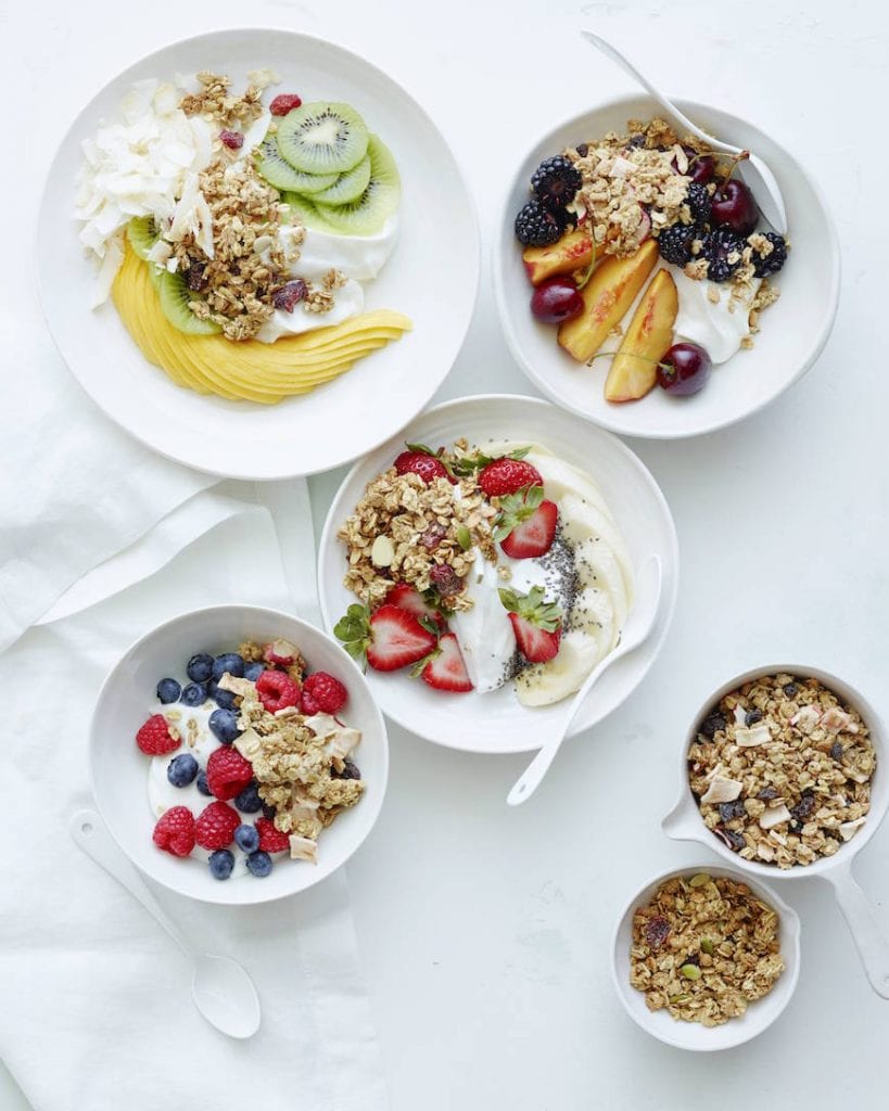 Breakfast Yogurt Bowls 