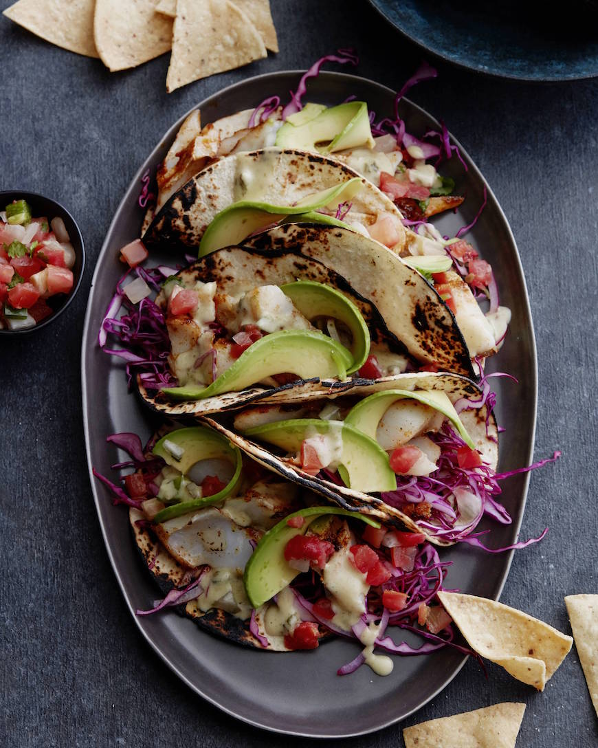 Grilled Mahi Mahi Fish Tacos from www.whatsgabycooking.com (@whatsgabycookin)