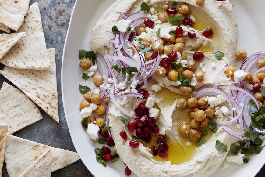 Loaded Hummus - What's Gaby Cooking.