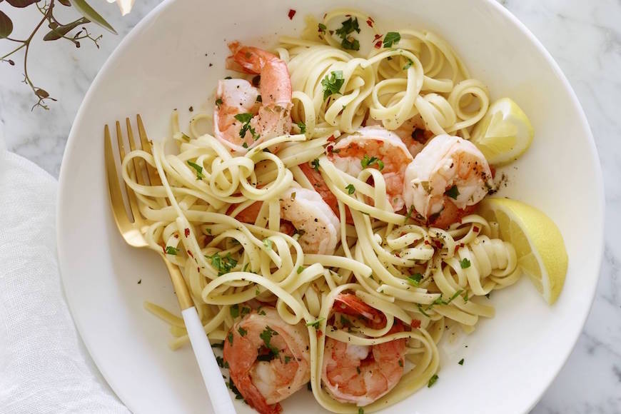 The Ultimate Garlic Shrimp Scampi
