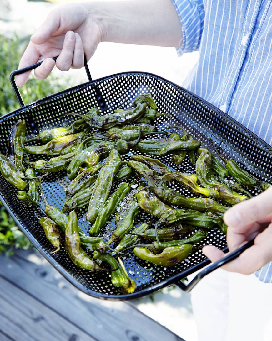 Grilled Shishito Peppers