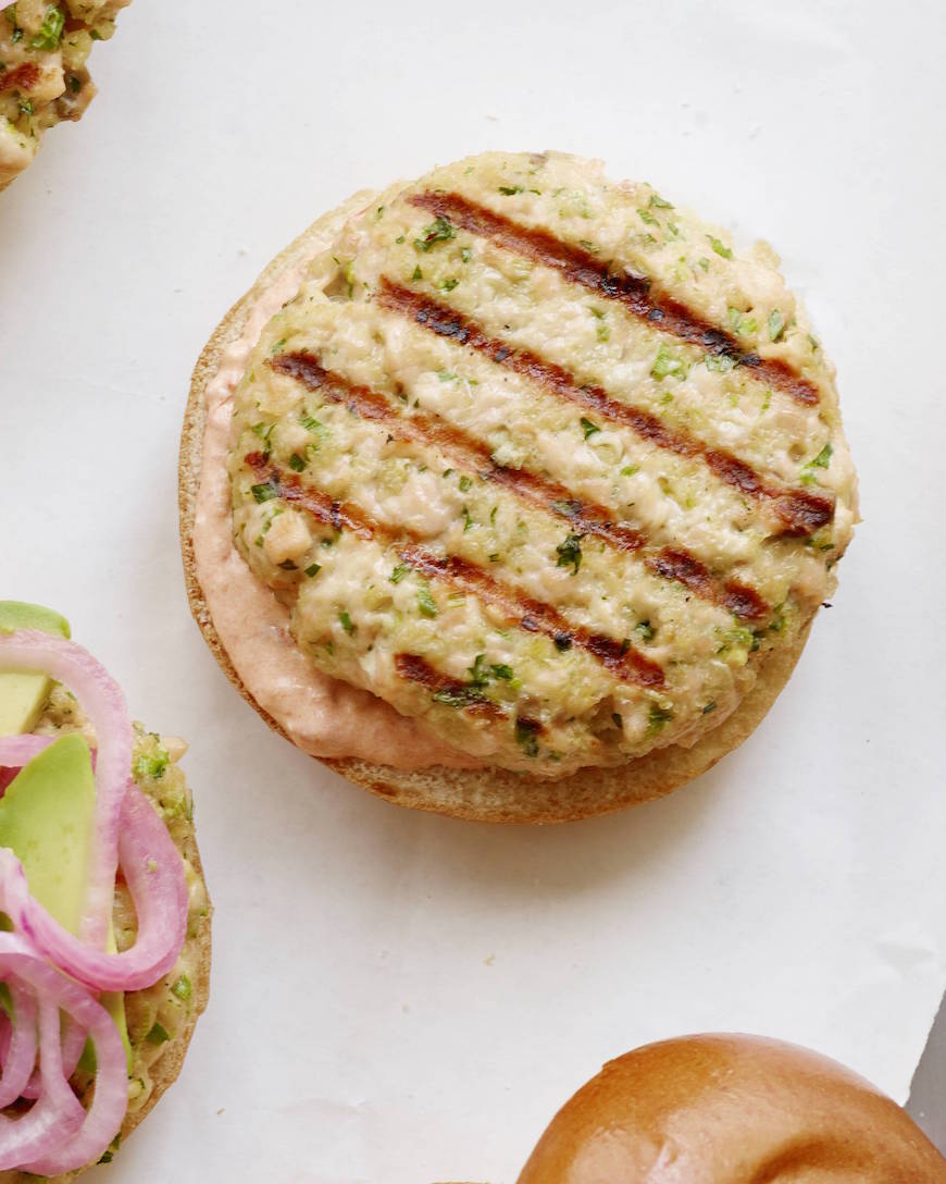 Spiced Salmon Burgers from www.whatsgabycooking.com (@whatsgabycookin)