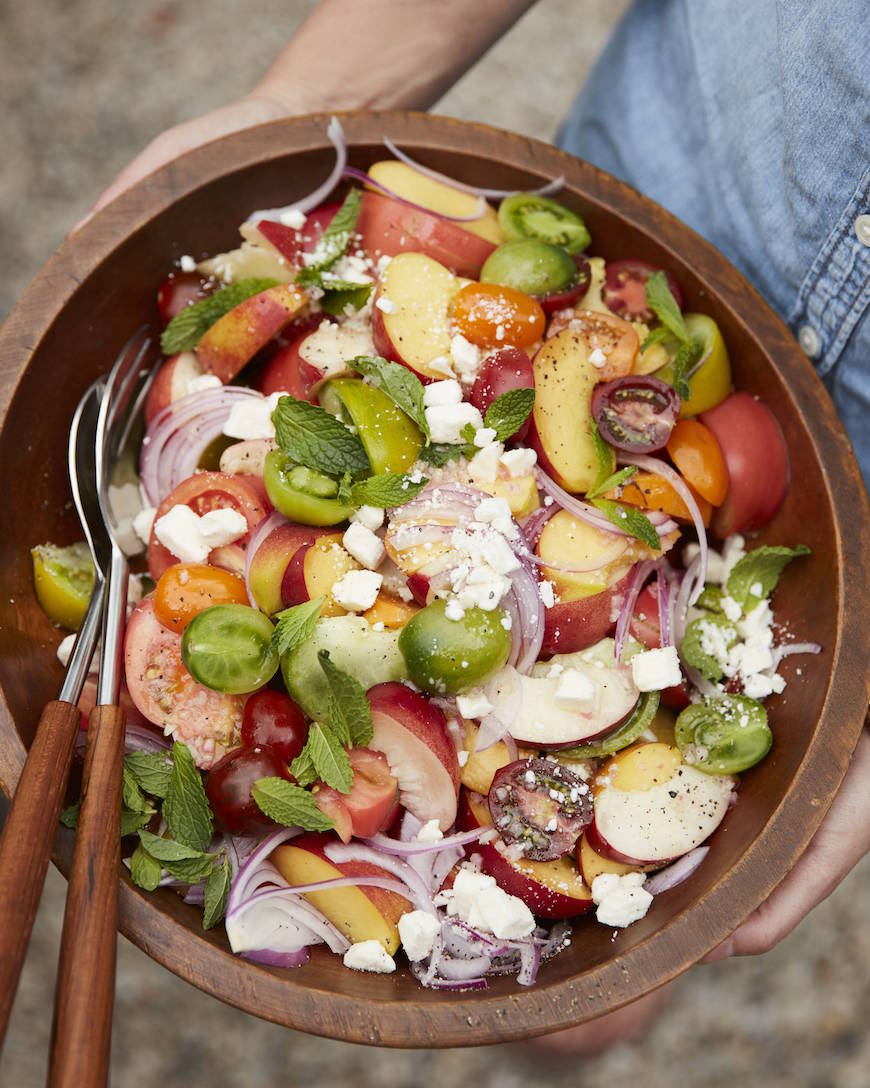 Summer Stone Fruit Salad from www.whatsgabycooking.com (@whatsgabycookin)