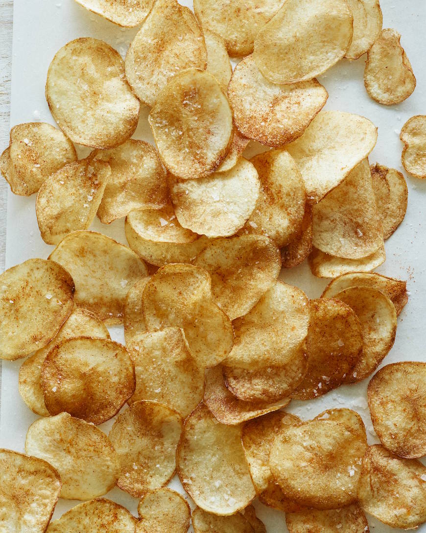 Homemade BBQ Potato Chips