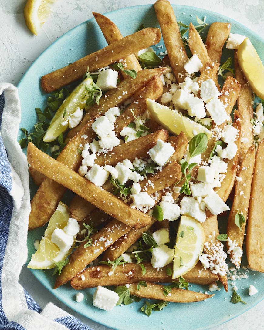 Oregano Feta Fries from www.whatsgabycooking.com (@whatsgabycookin)