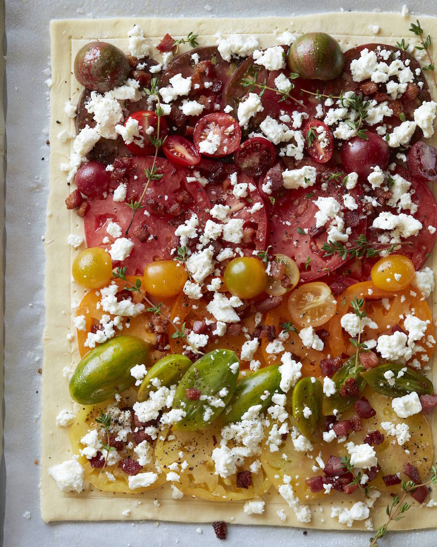 Heirloom Tomato Tart from www.whatsgabycooking.com (@whatsgabycookin)