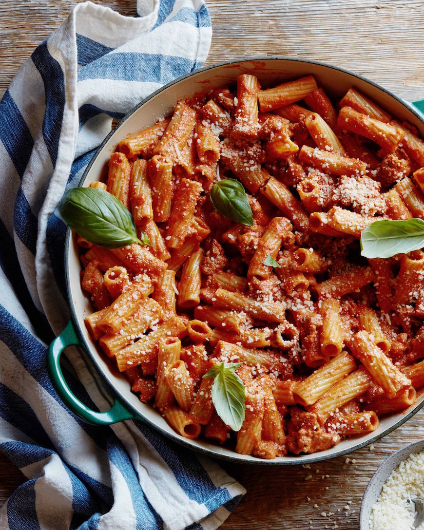 Chicken Rigatoni with Vodka Sauce